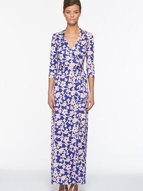 DIANE VON FURSTENBERG  Abigail  maxi wrap dress